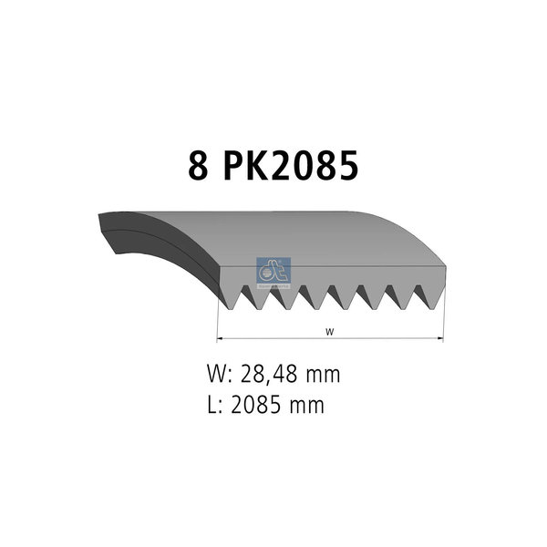 Multiribbed belt 1.21192 DIESEL TECHNIC